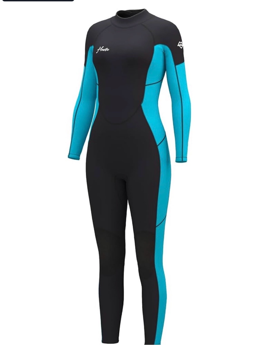 Hevto Women Wetsuit 3/2mm Neoprene Wet Suit Keep Warm in Cold Water, Size 16